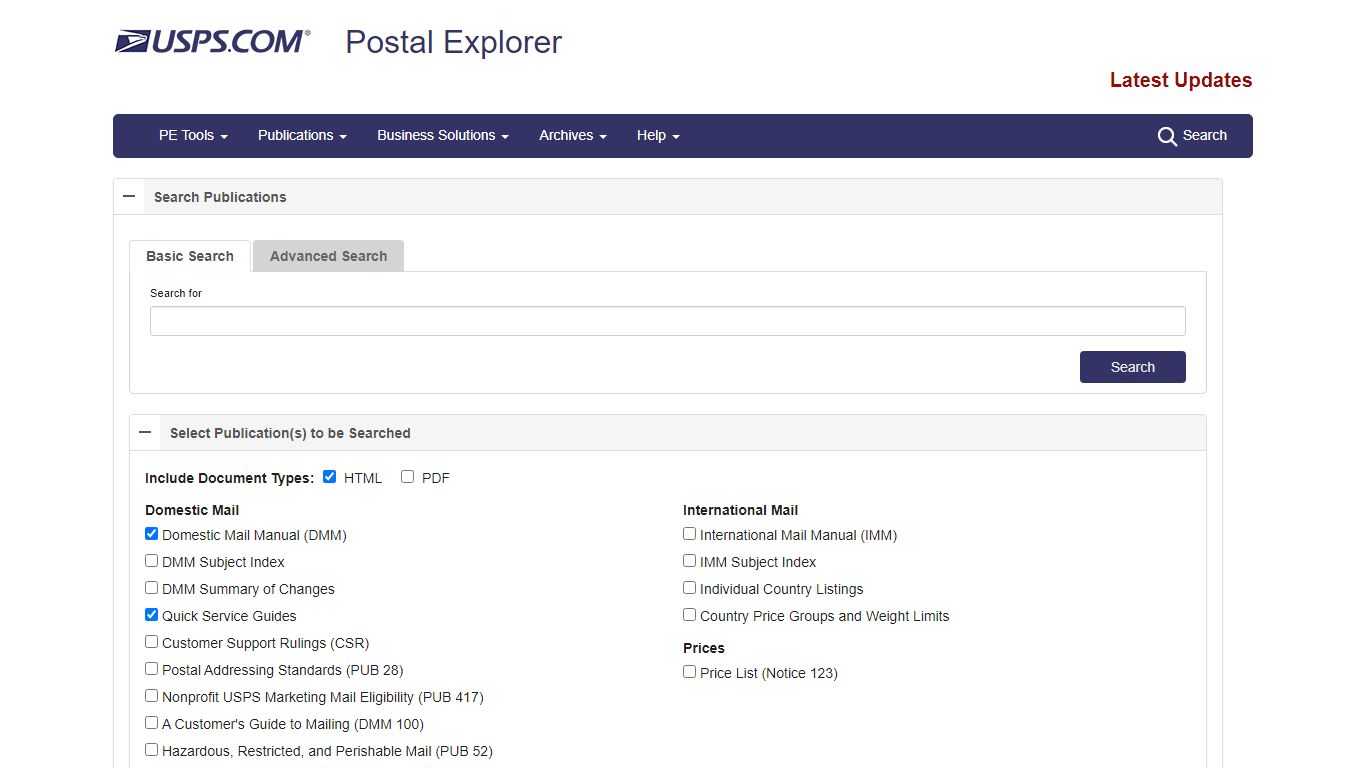 Search | Postal Explorer - USPS